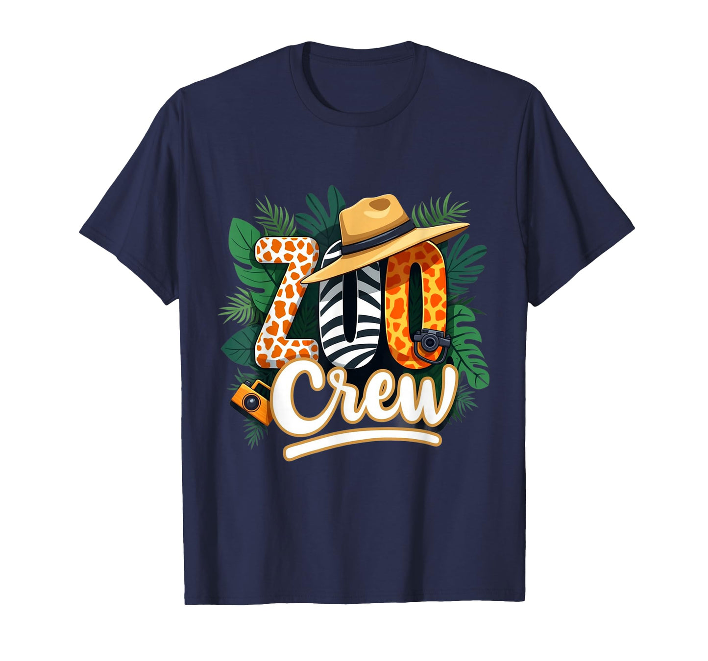 Zoo Crew Safari Adventure Wildlife Expedition Trip Animals T-Shirt
