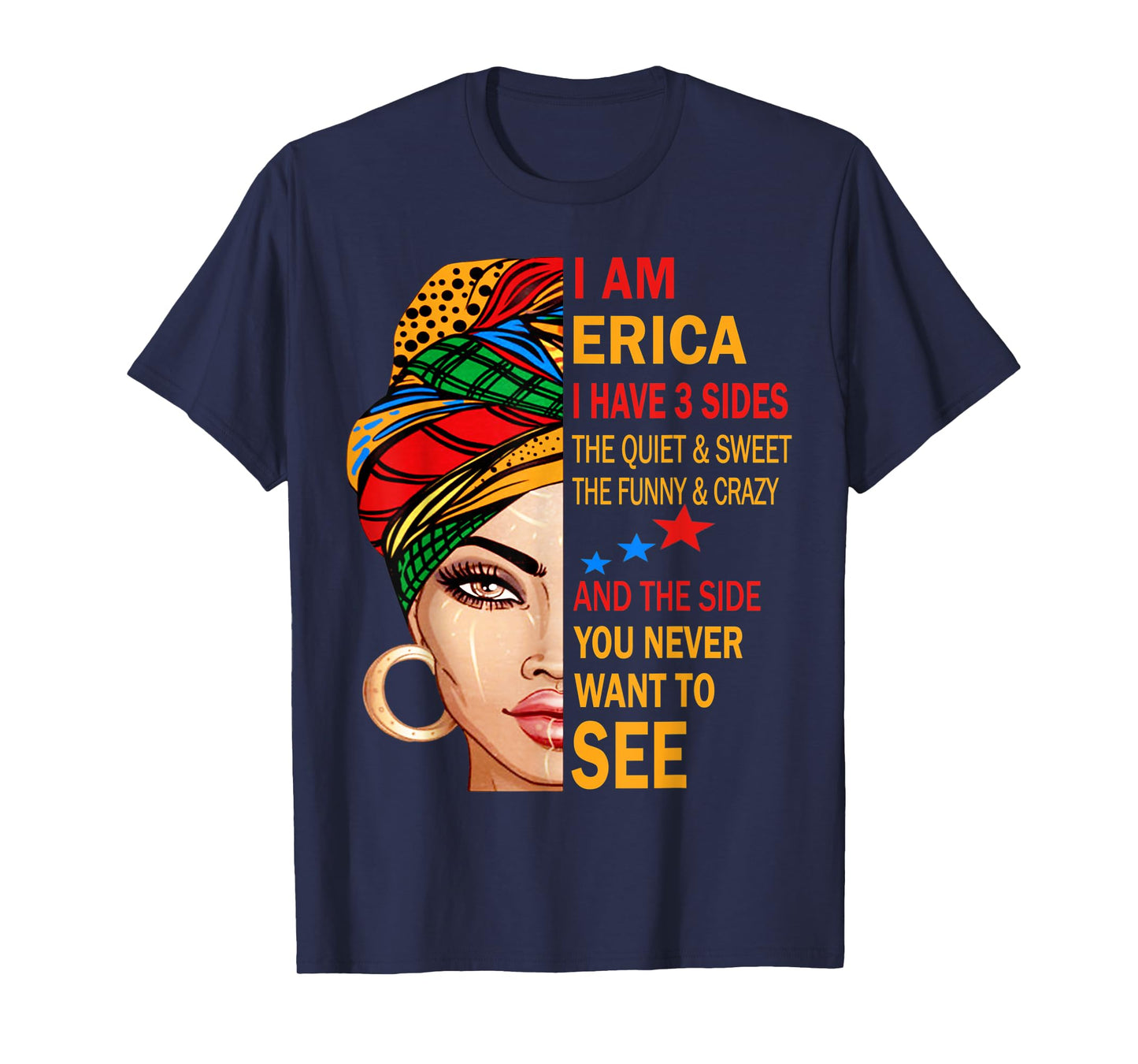 ERICA Name Surname Family Last First Name ERICA T-Shirt