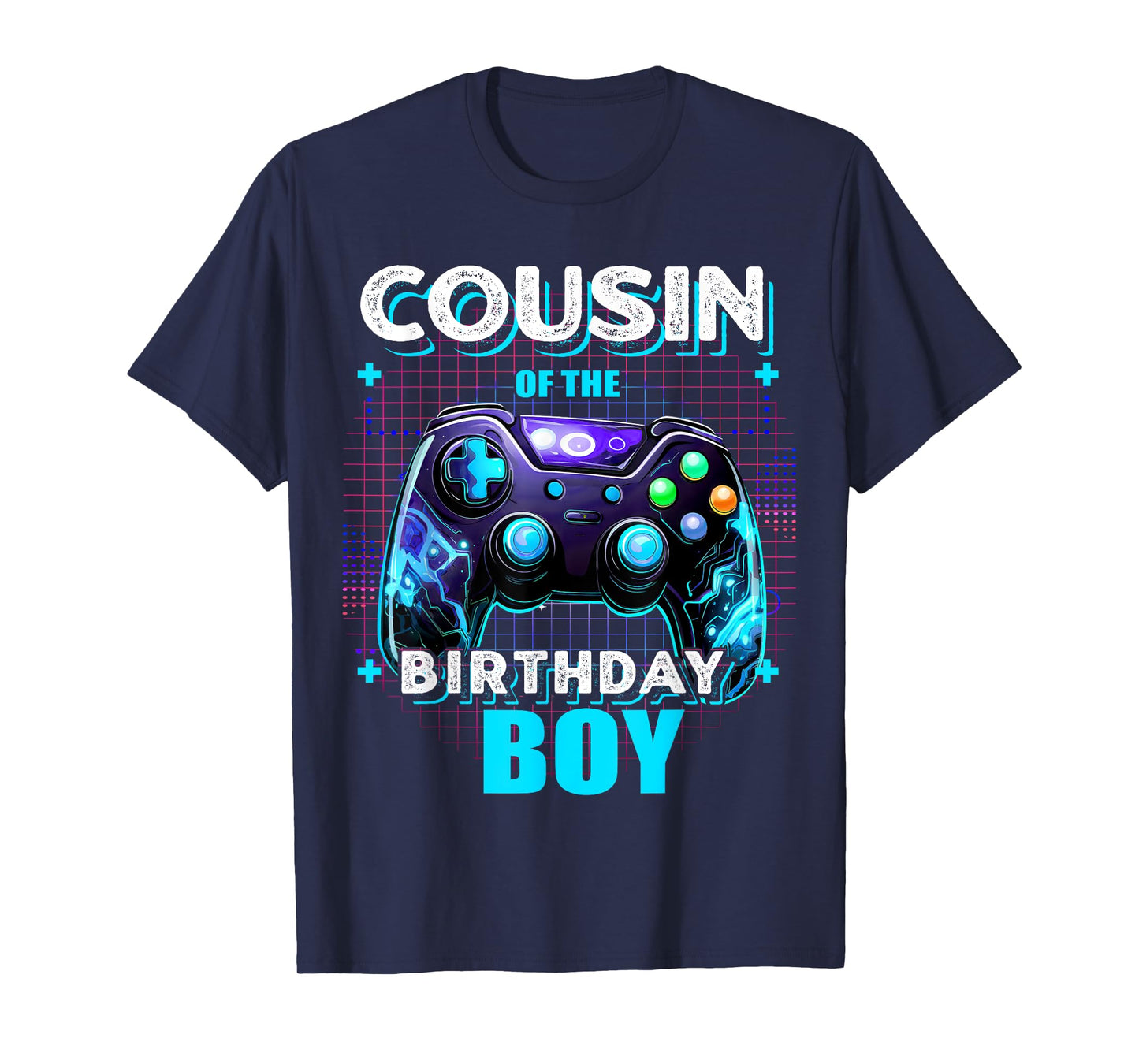 Cousin of the Birthday Boy Matching Video Gamer Party T-Shirt