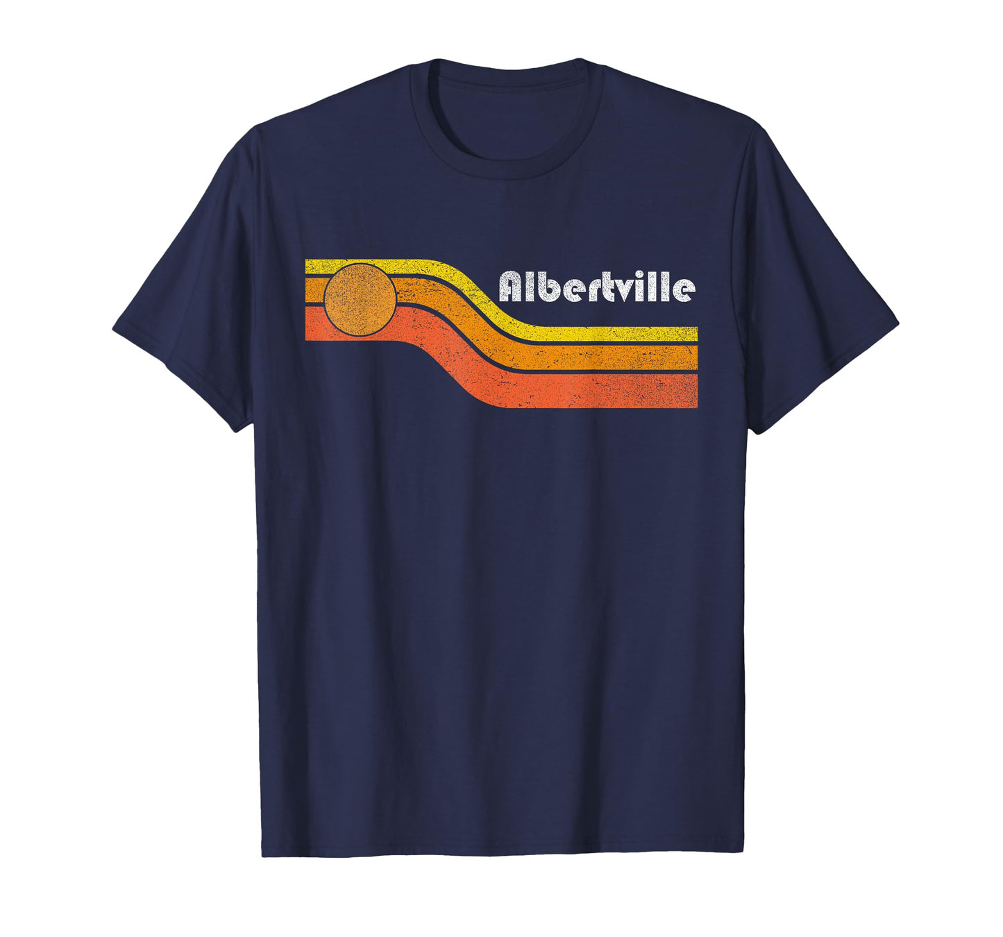 Albertville - Vintage Men Women 70s 80s Graphic Cool Retro T-Shirt