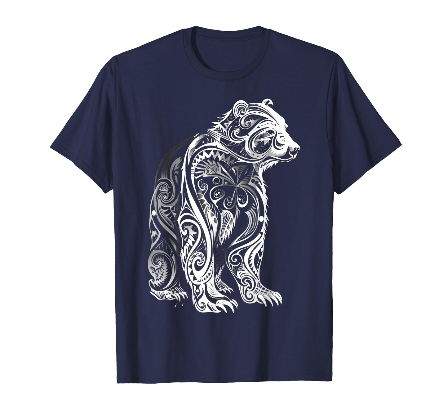 Bear Tribal Vintage Retro Graphic T-Shirt