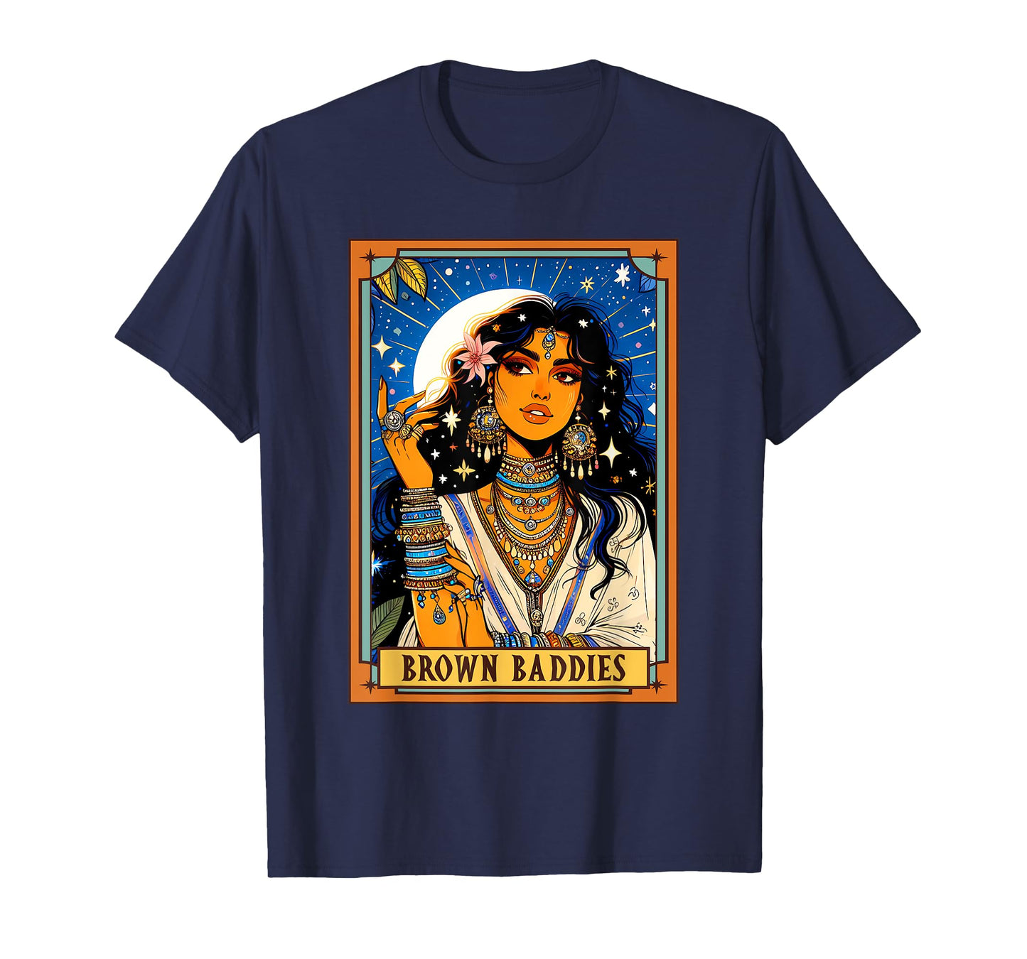 Proud Indian Girl India Traveling Desi Girl Brown A Badddies T-Shirt
