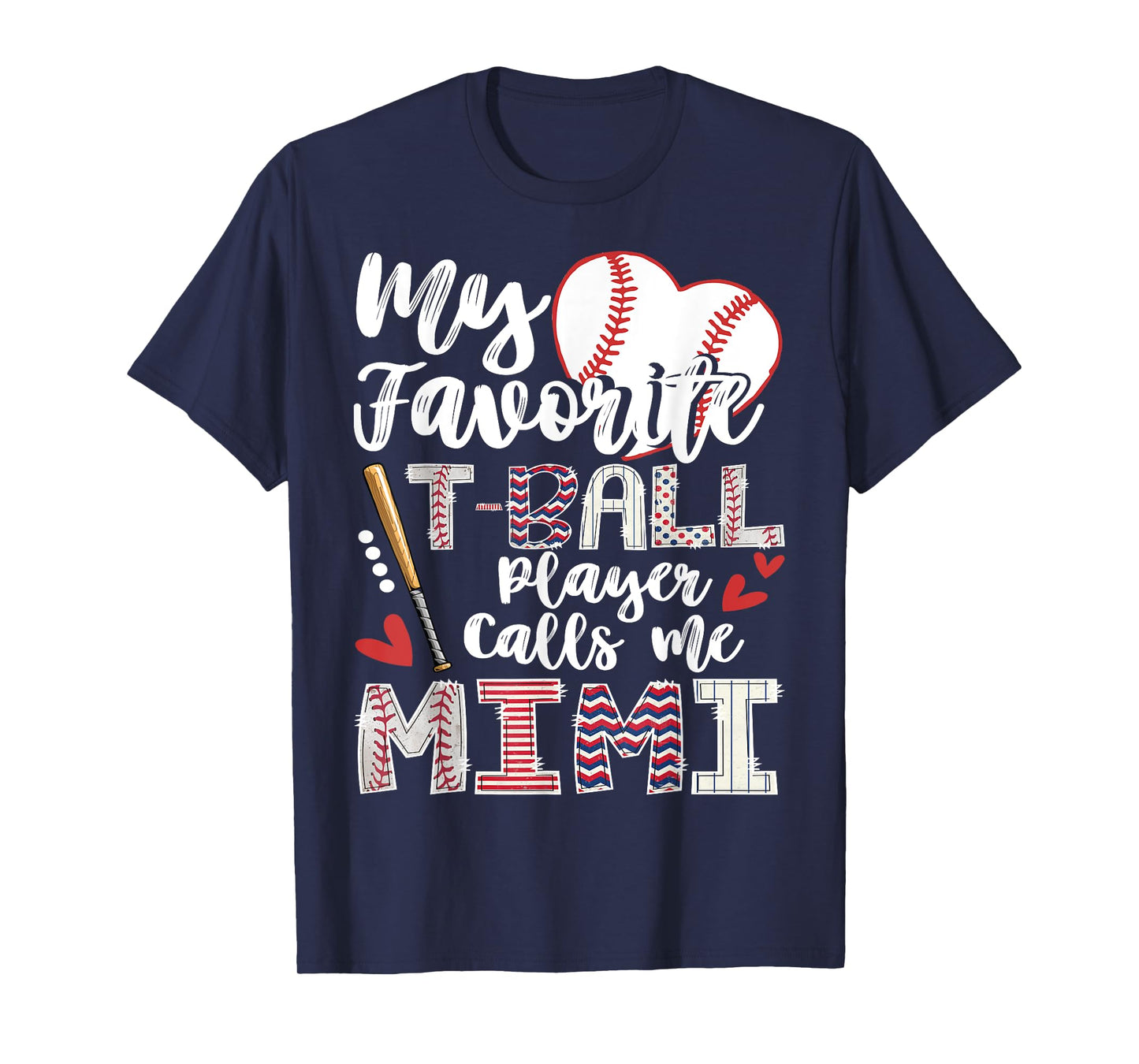 My Favorite T-Ball Player Calls Me Mimi Of Baller T-Shirt