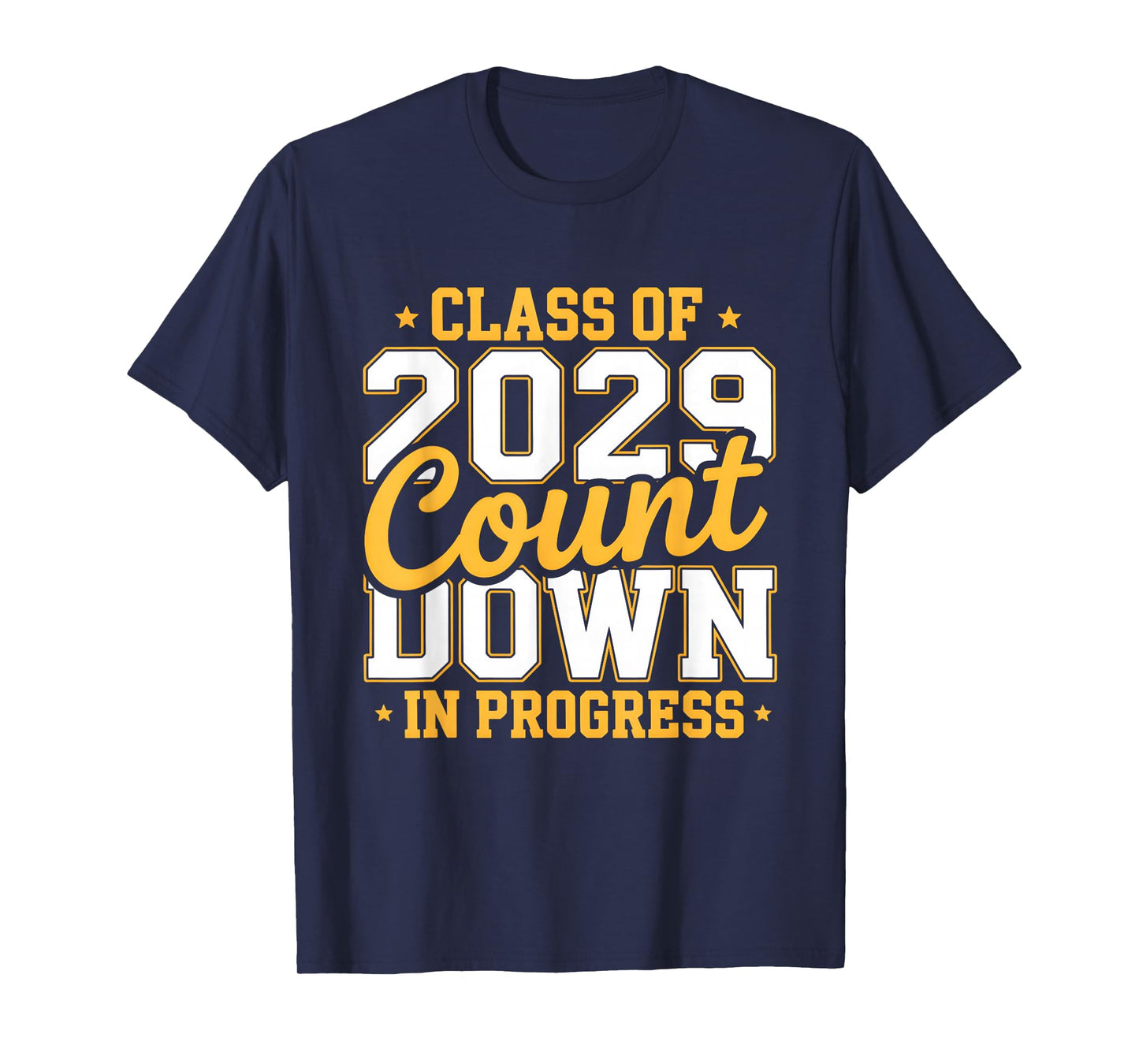 Class of 2029 Countdown In Progress Graduation T-Shirt