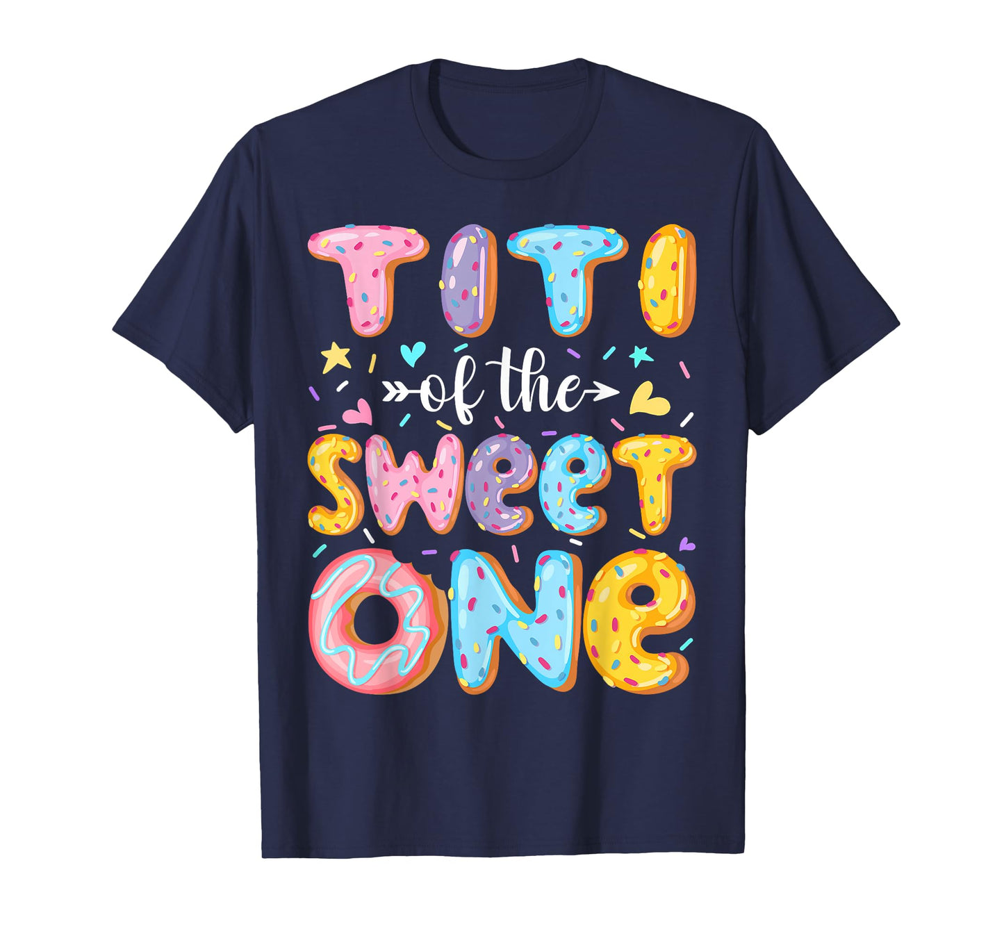 Titi Of The Sweet One First Birthday Donut Matching T-Shirt