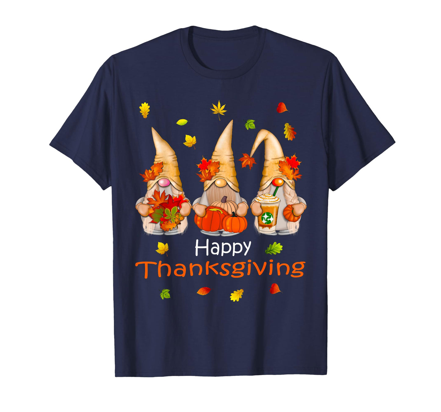 Funny Thanksgiving Shirts for Women Gnome - Gnomies Family T-Shirt