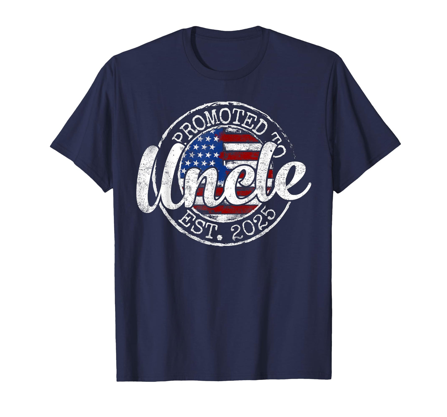 Promoted To Uncle Est 2025 Uncle To Be Gifts 1St Time Uncle T-Shirt
