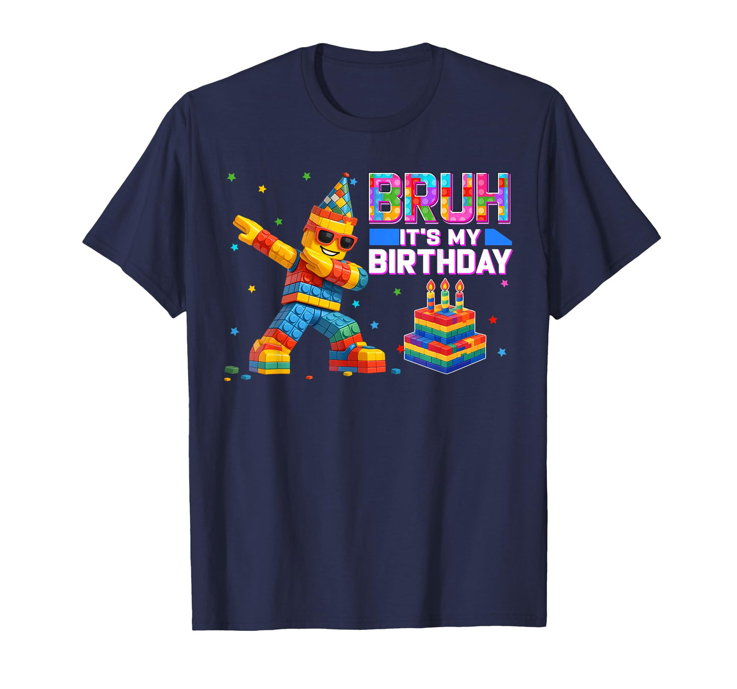 Bruh Its My Birthday Boy Family Matching Party Decor T-Shirt