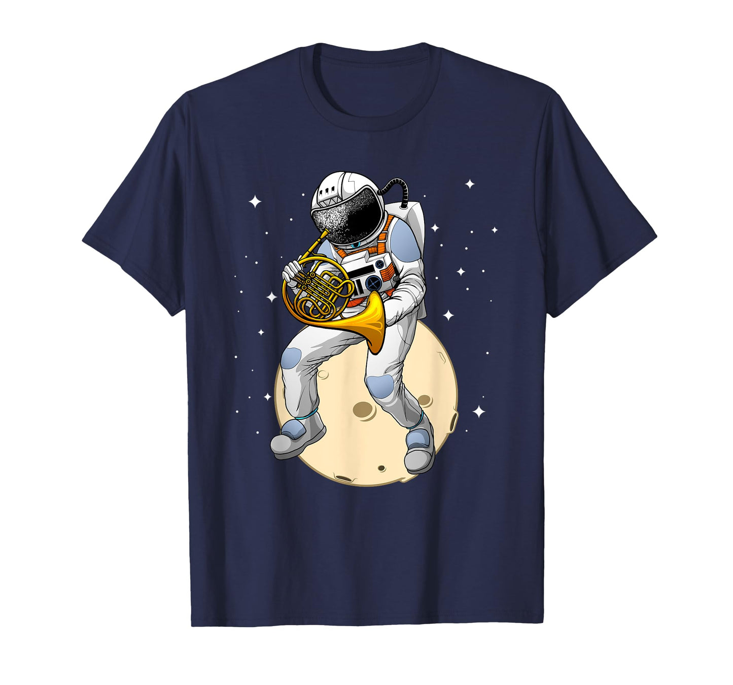 Funny French Horn Art For Men Women Boys Girls Kids Hornist T-Shirt