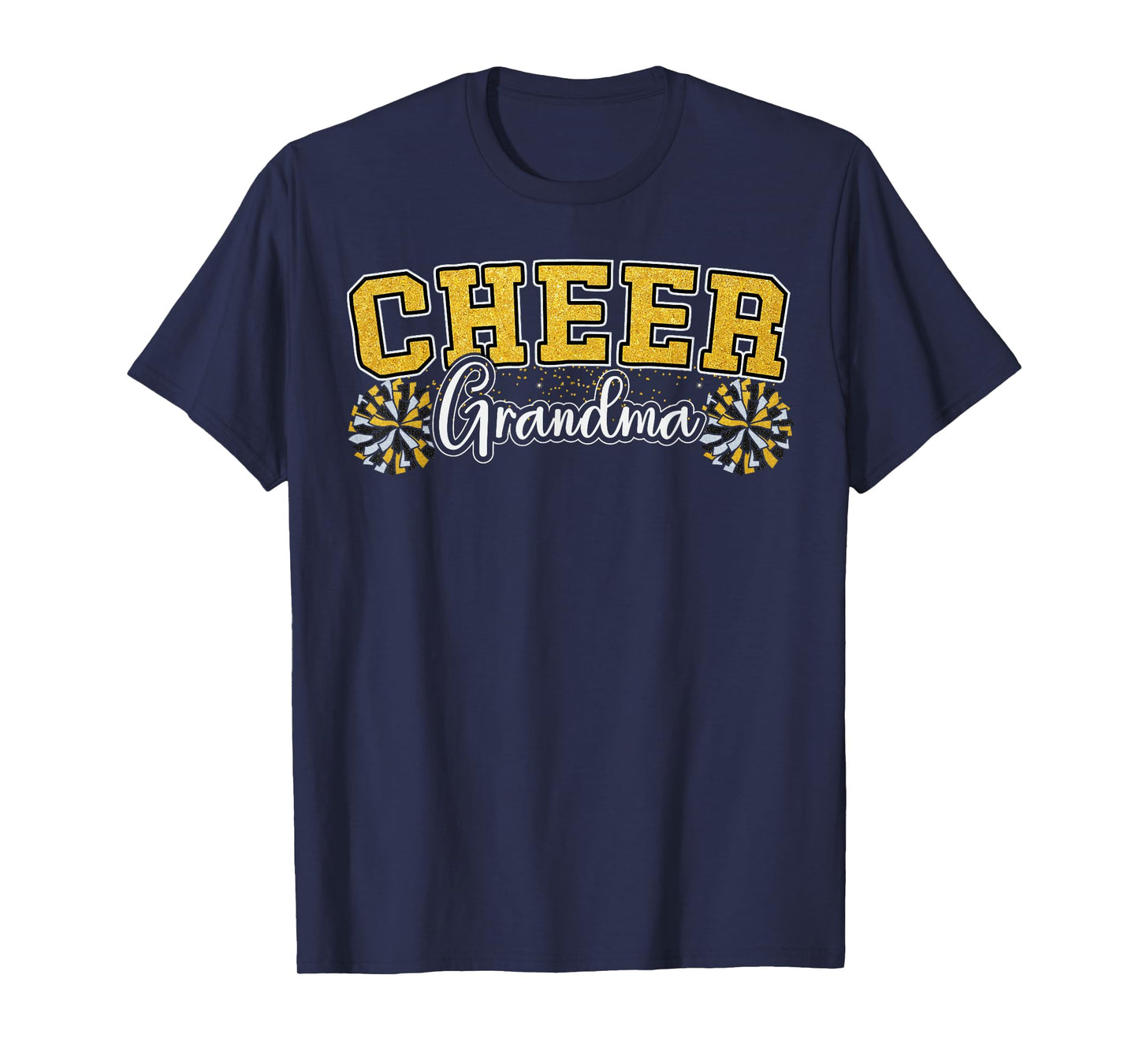 Cheer Grandma My Favorite Cheerleader Calls Me G-ma Yellow T-Shirt