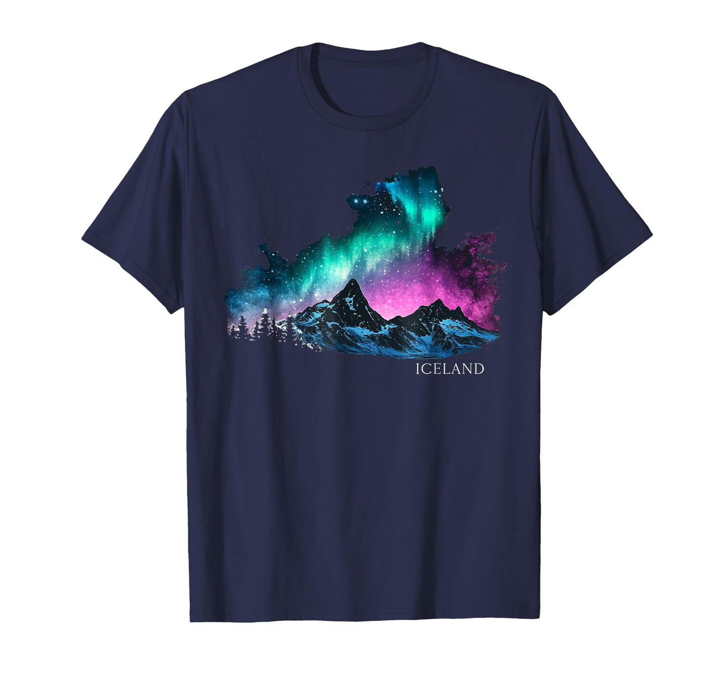 Iceland Lights Icelandic Souvenirs T-Shirt
