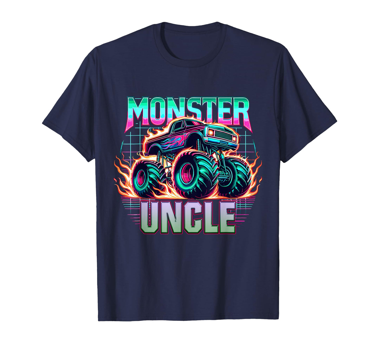 Monster Truck Uncle Monster Truck Are My Jam Truck Lovers T-Shirt