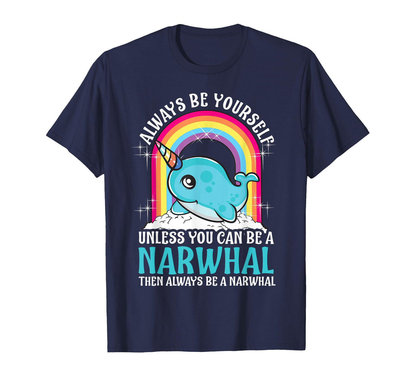 Cool Narwhal Art For Men Women Kids Narwhal Costume Narwhal T-Shirt