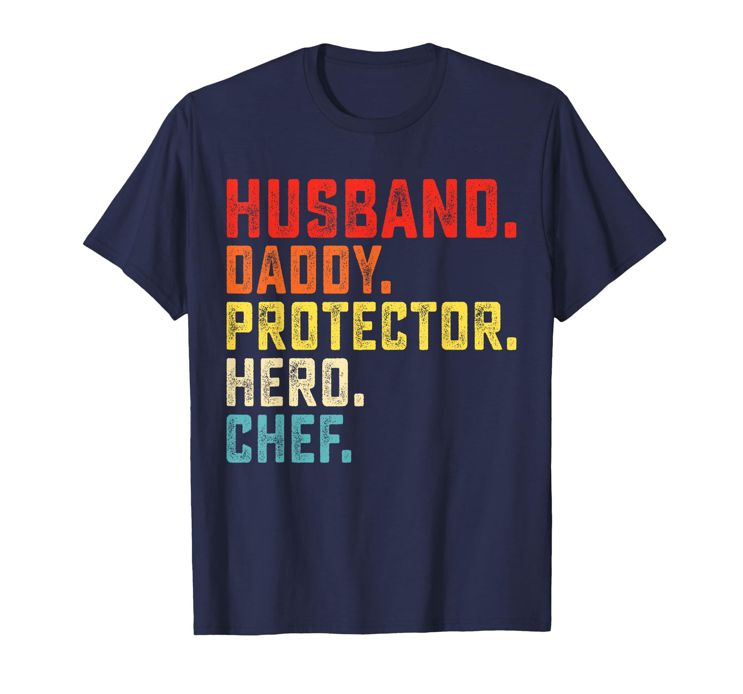 husband daddy protector hero chef fathers Day Cook Cooking T-Shirt