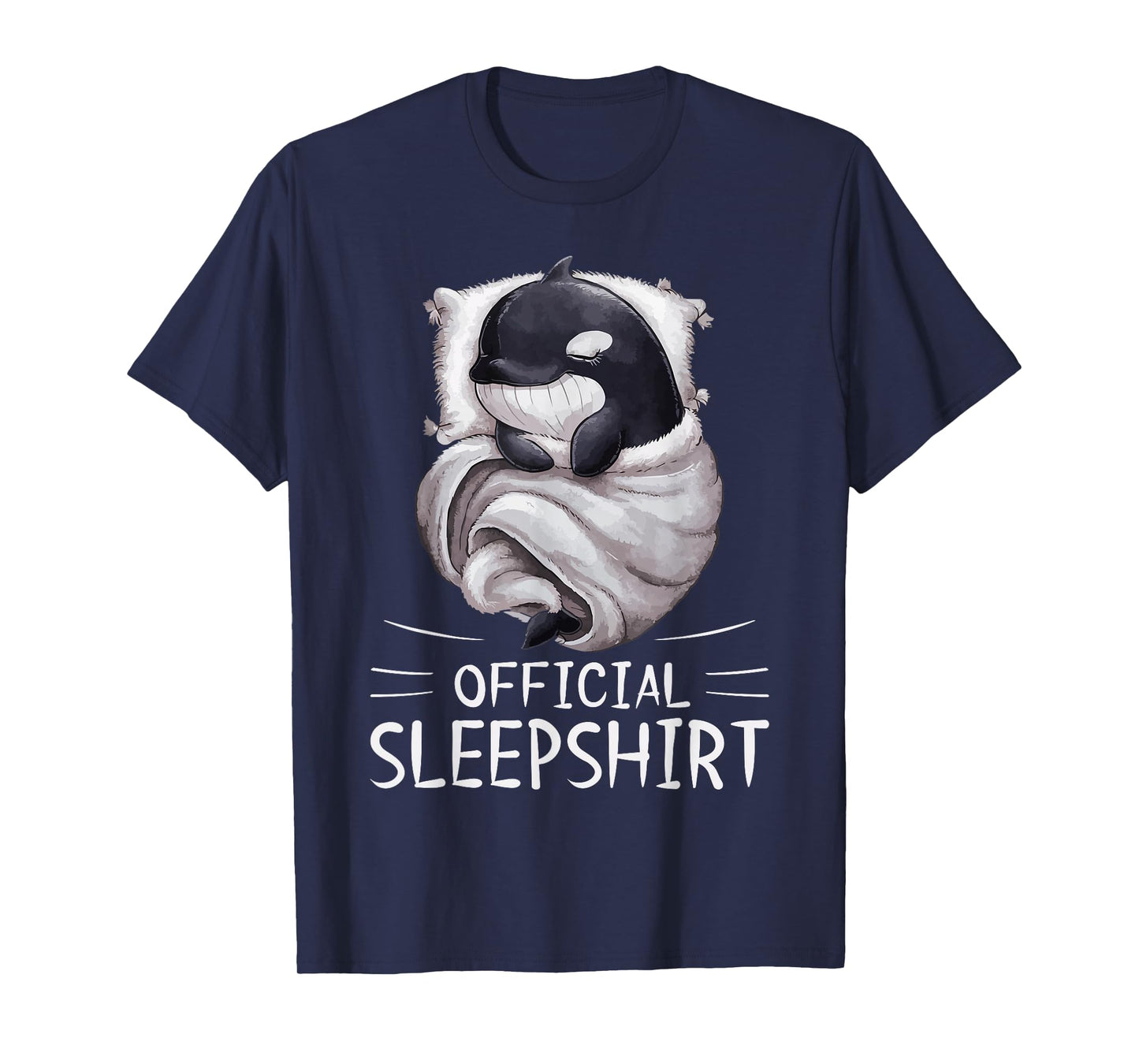 Orca Whale Animal Official Sleepshirt Pajamas Nightgown T-Shirt