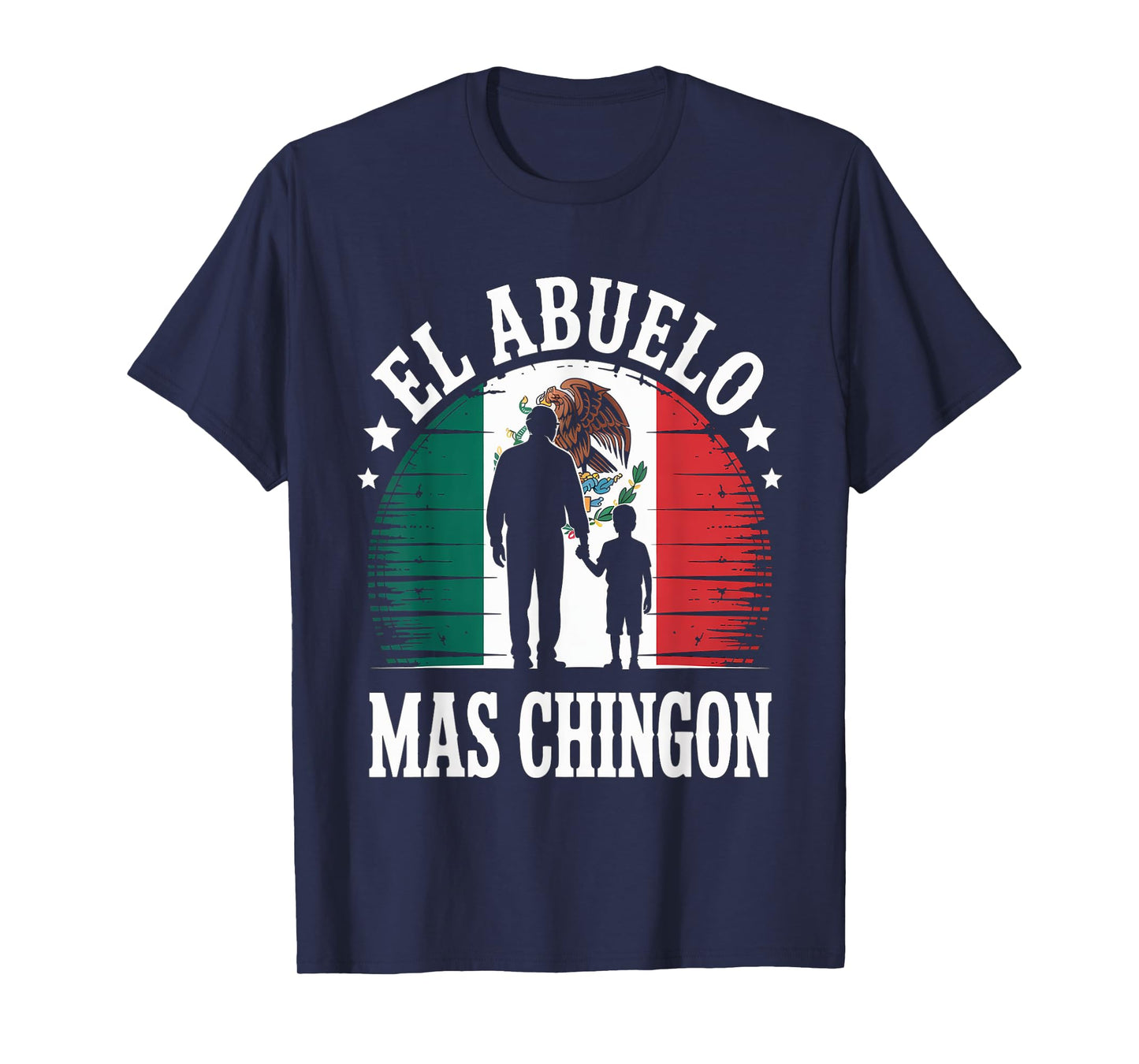 Coolest Mexican Grandpa Vintage Sombrero Design T-Shirt