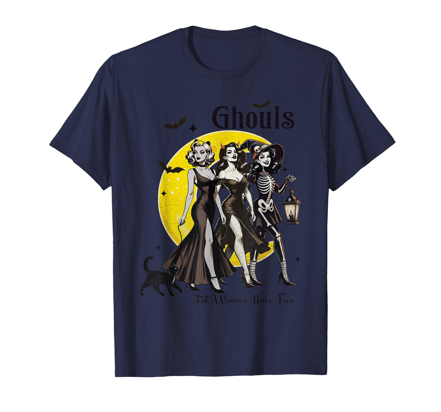 Ghouls Just Wanna Have Fun Women Funny Halloween T-Shirt
