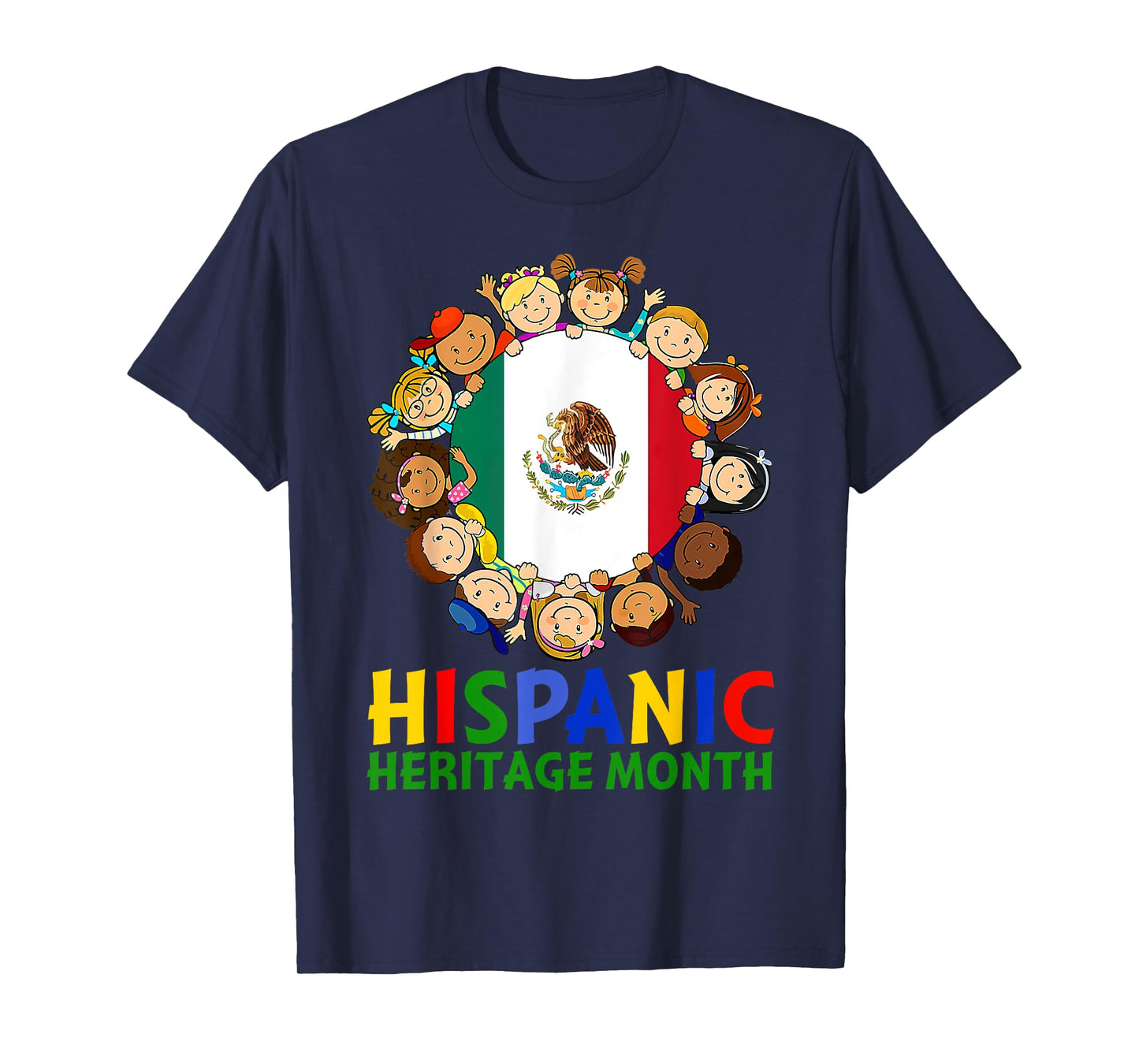 Hispanic Heritage Month Mexico Kids Boys Girls T-Shirt