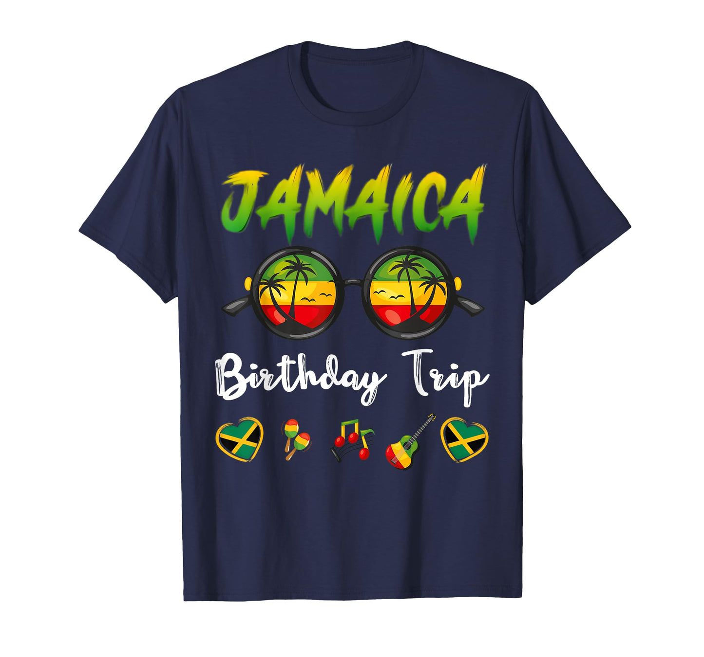 Jamaica Birthday 2025 Family Trip 2025 Women Vacation Party T-Shirt