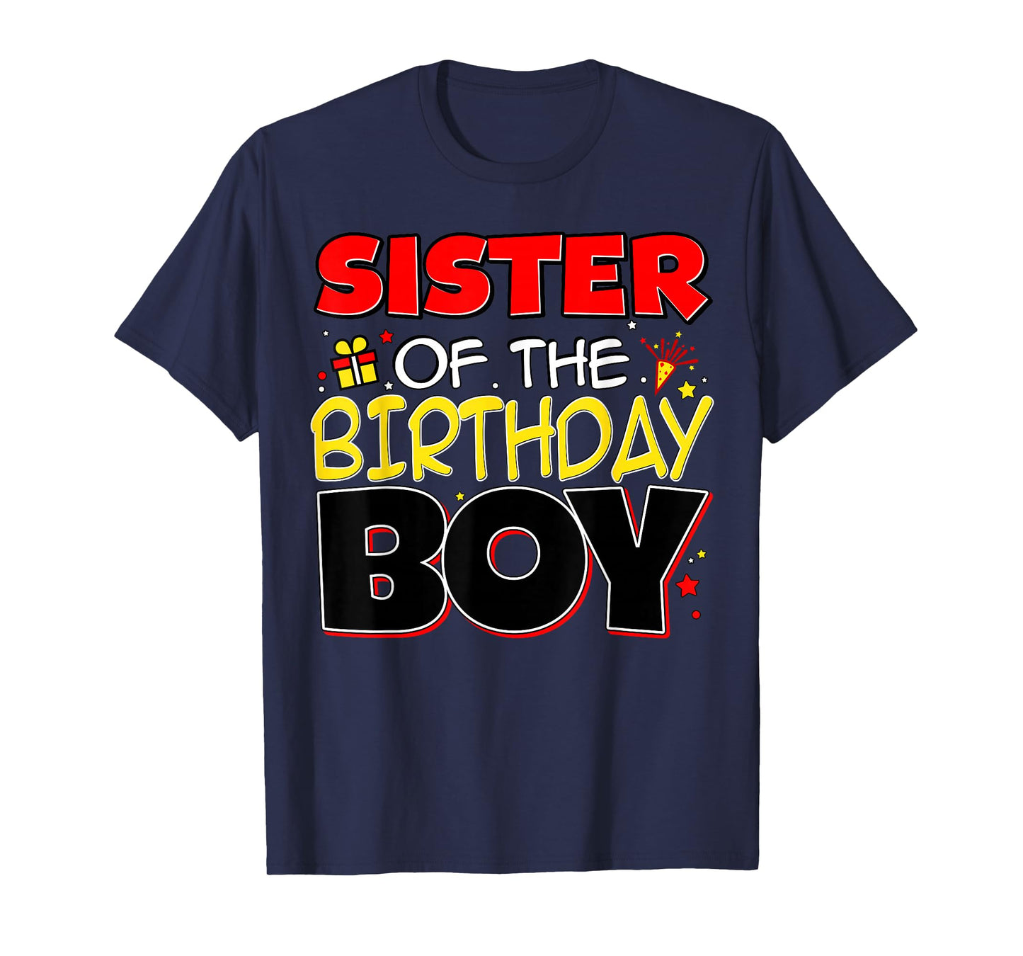 Sister Of The Birthday Boy Family Party Birthday Outfit T-Shirt