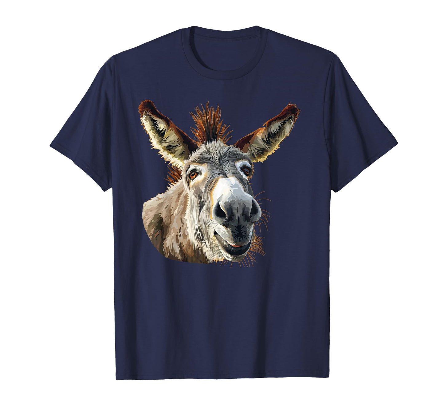 Cute looking donkey face for animals and donkeys lovers T-Shirt