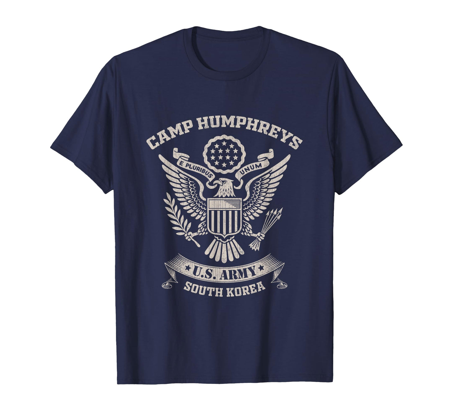 Camp Humphreys Veteran South Korea US Military Base Vintage T-Shirt