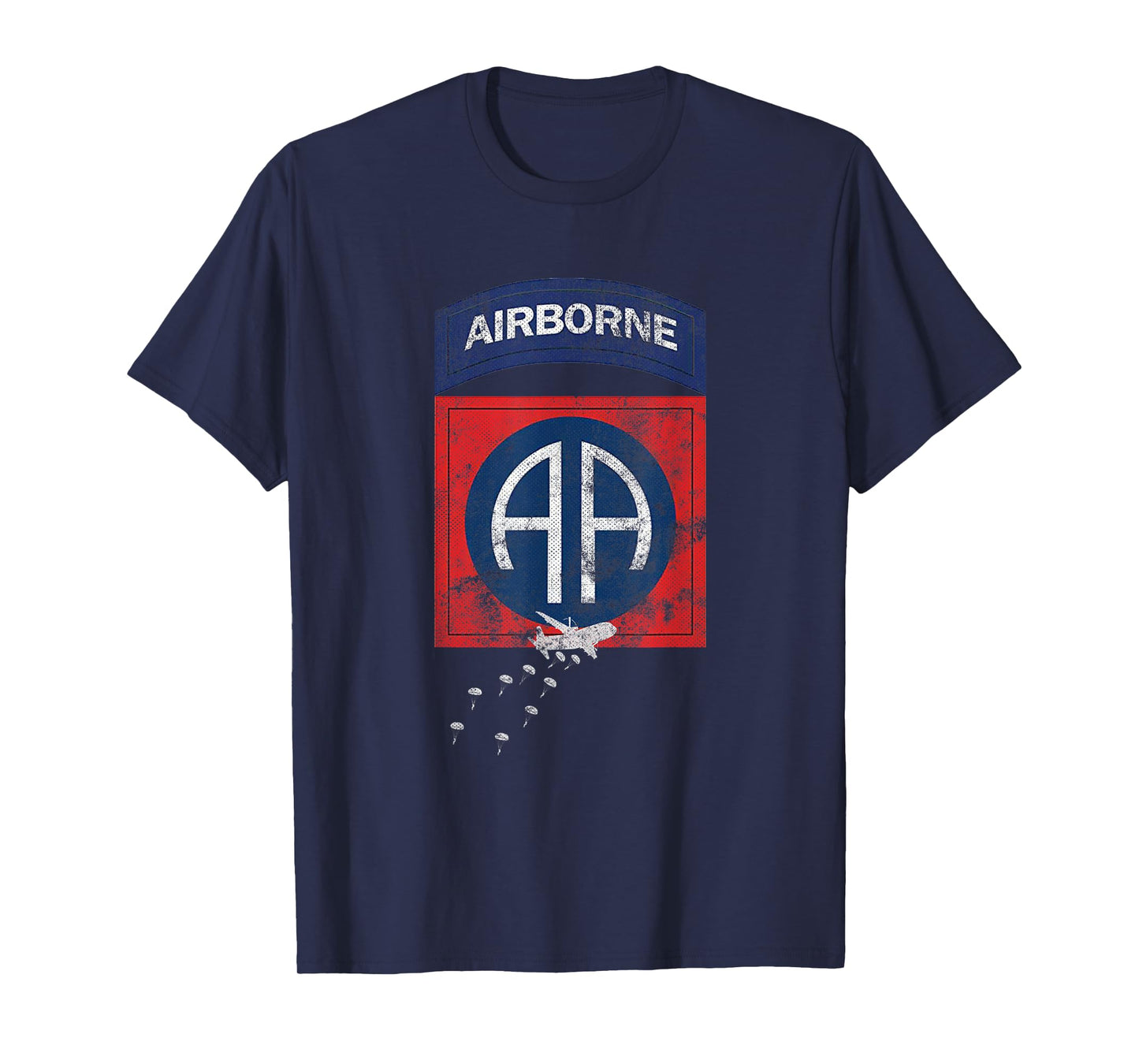 U.S Army 82nd Airborne Division Paratrooper Veteran Vintage T-Shirt