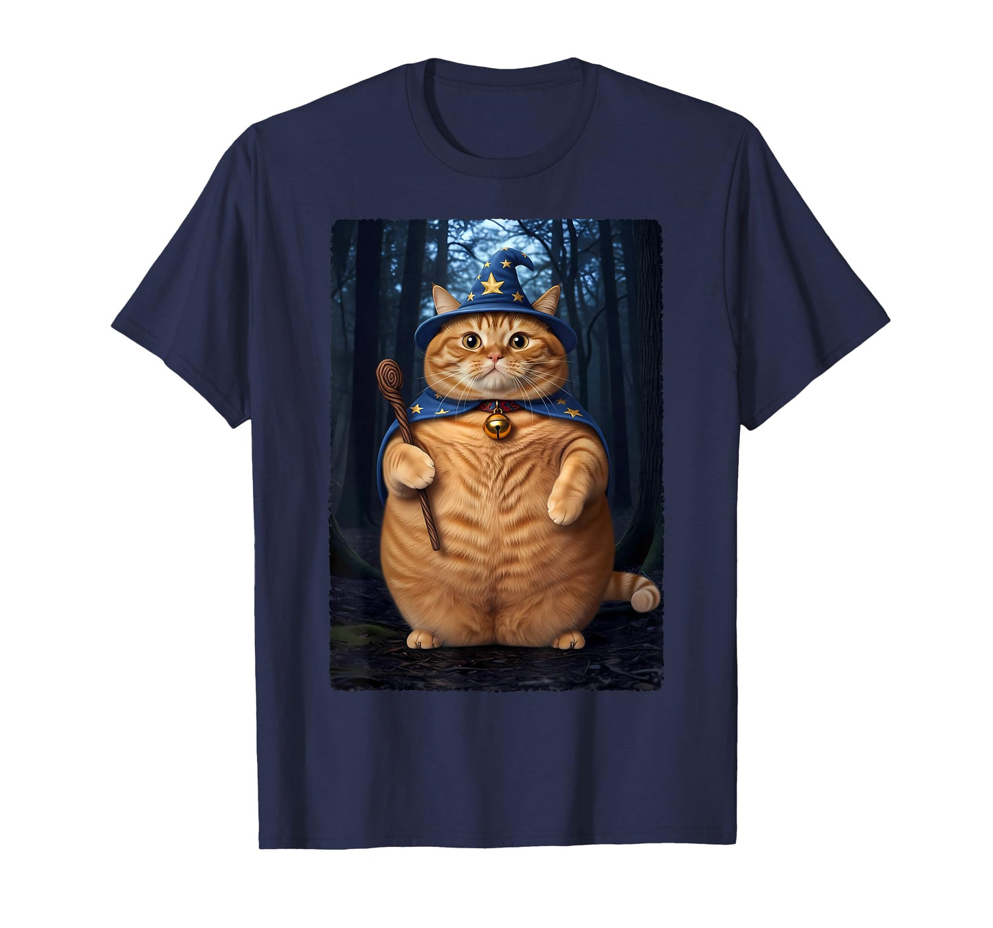 Wizard Cat Witch Funny Halloween Men Women Kid Cute Cat Meme T-Shirt