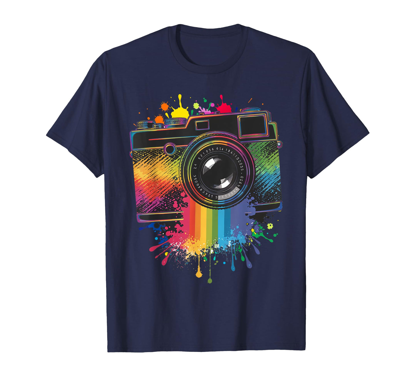 Photography Art Camera Rainbow Photographer T-Shirt