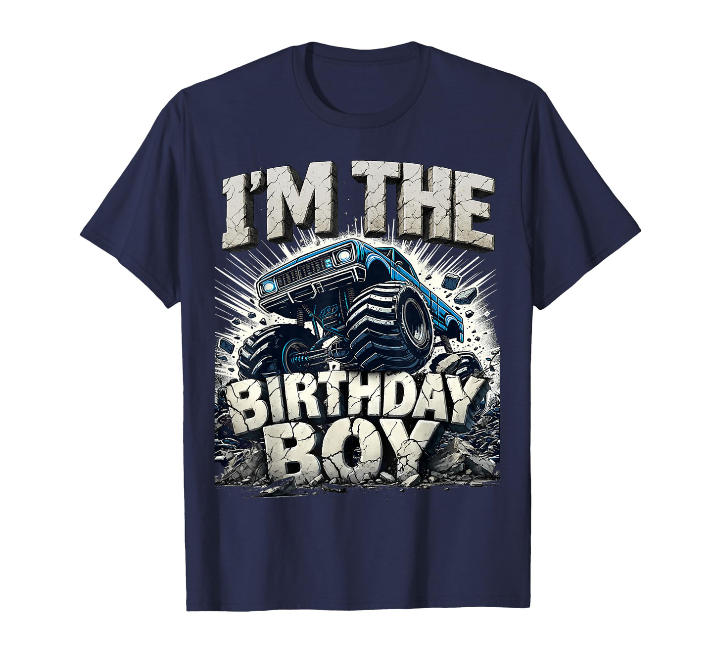 I'm The Birthday Boy Monster Truck Matching Party T-Shirt