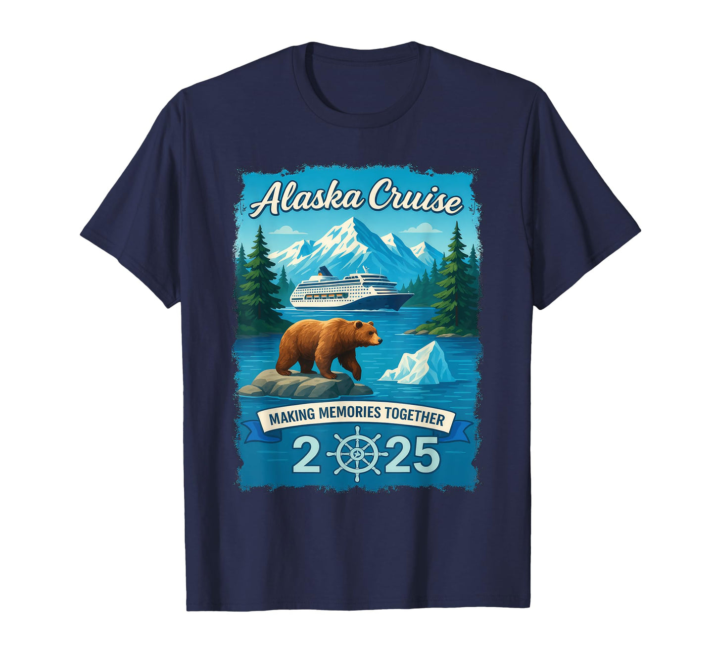 Matching Family Friends and Group Alaskan Alaska Cruise 2025 T-Shirt