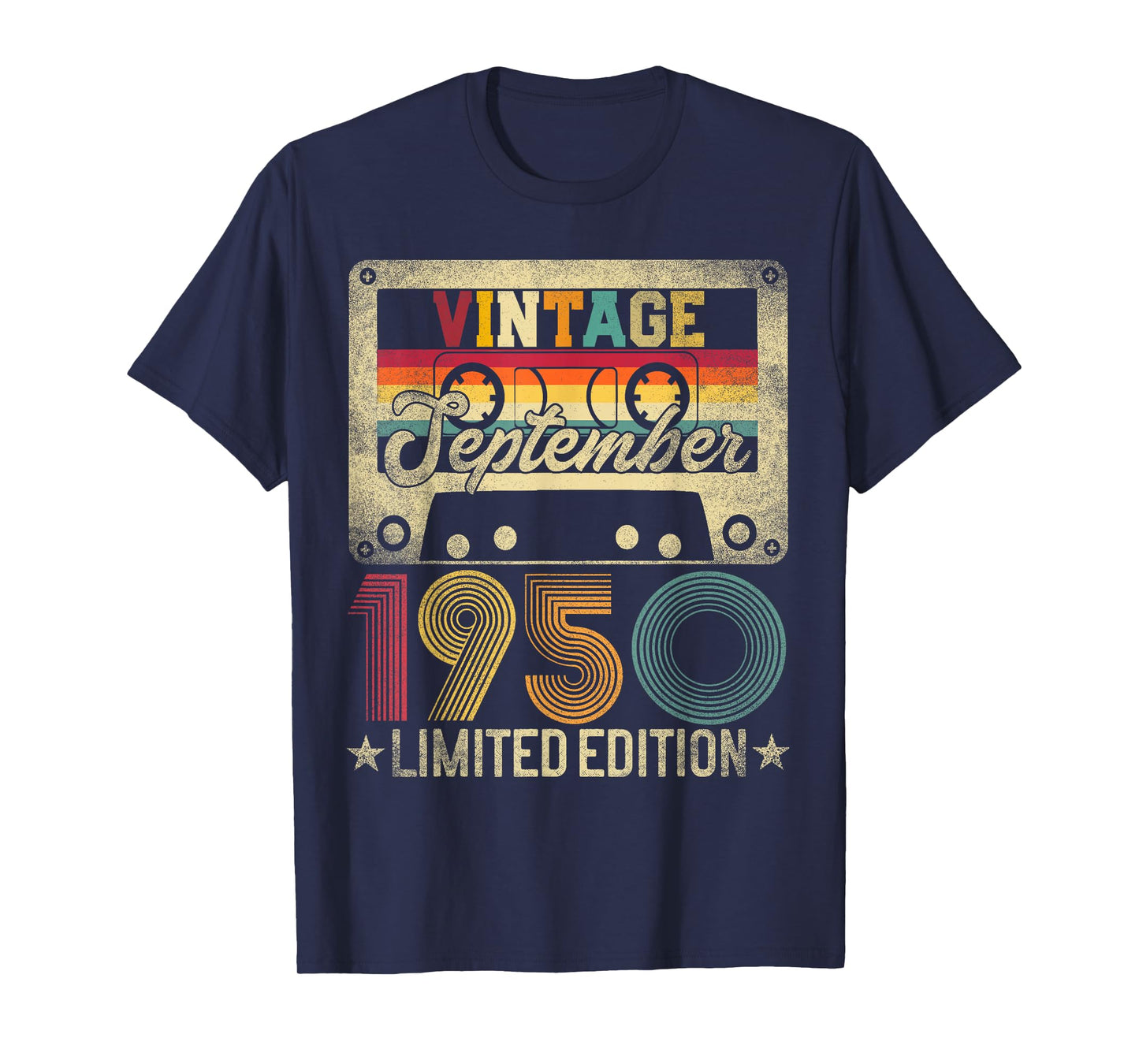 75th Birthday - Vintage September 1950 75 Years Old T-Shirt