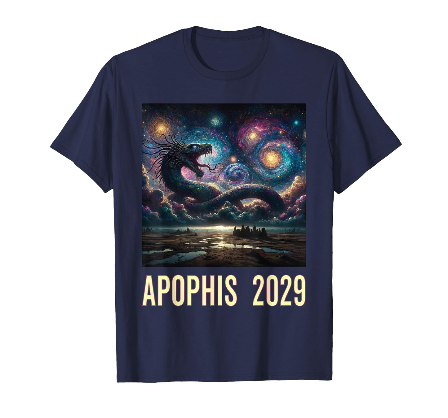 Colorful Asteroid Furious Apophis 2029 T-Shirt