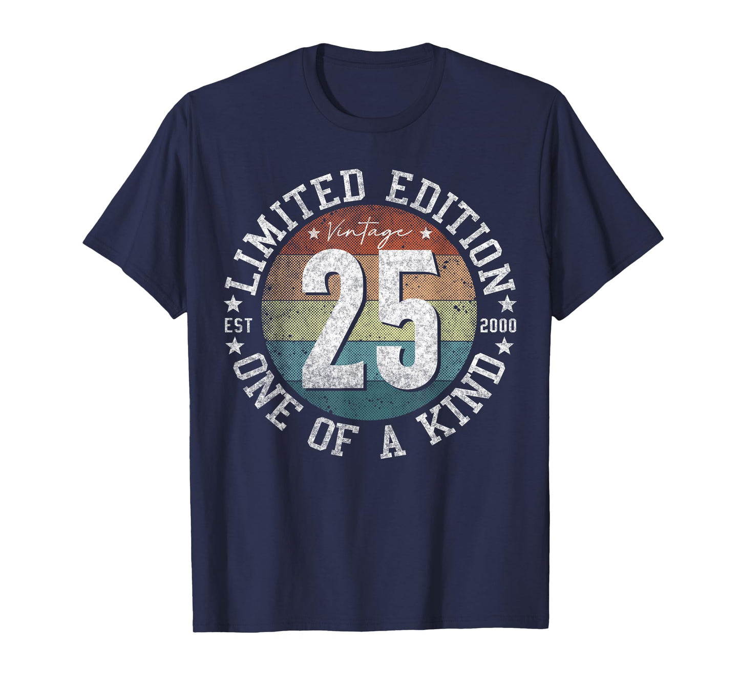 25 Year Old Gifts Vintage 2000 Limited Edition 25th Birthday T-Shirt