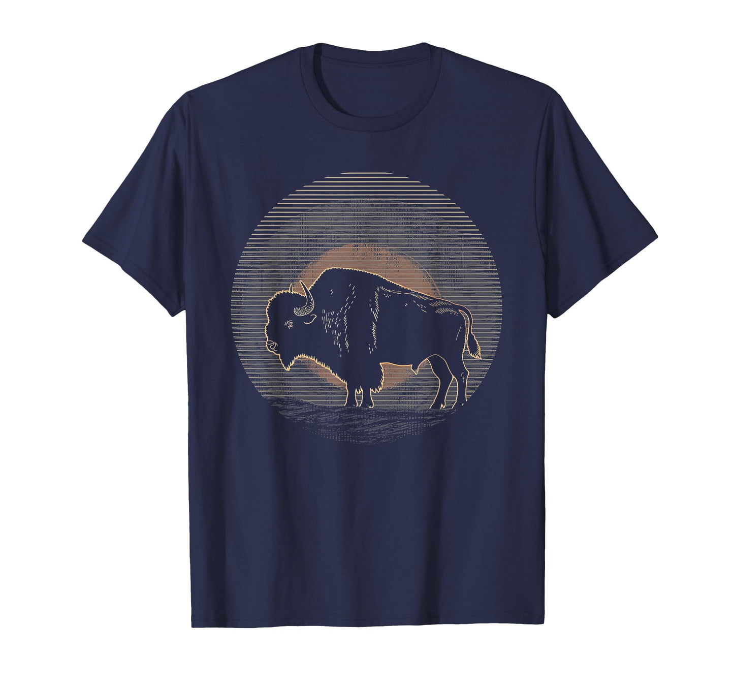 Buffalo Bison - Retro 70s 80s Graphic Vintage Men Women Kids T-Shirt
