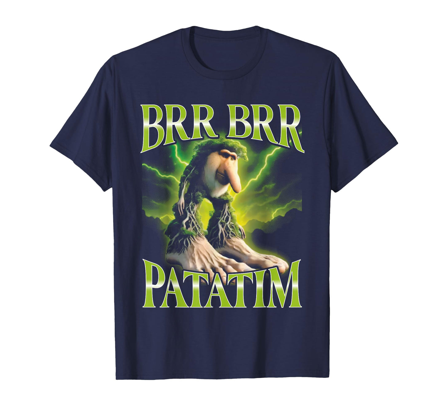 Surreal Italian Brainrot Meme BRR BRR Patatim Funny T-Shirt