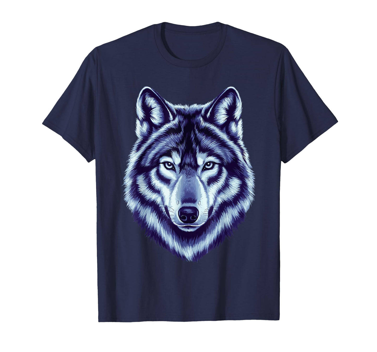 Cool Wolf Art For Men Women Howling Wolf Wolves Lover T-Shirt