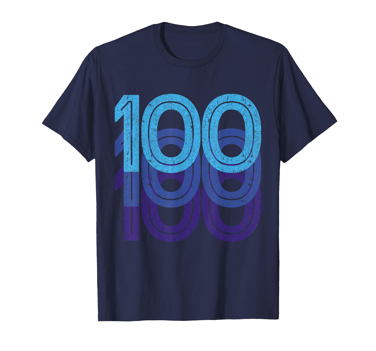 100 Lucky Number 100th Year Birthday Age Sports Team T-Shirt