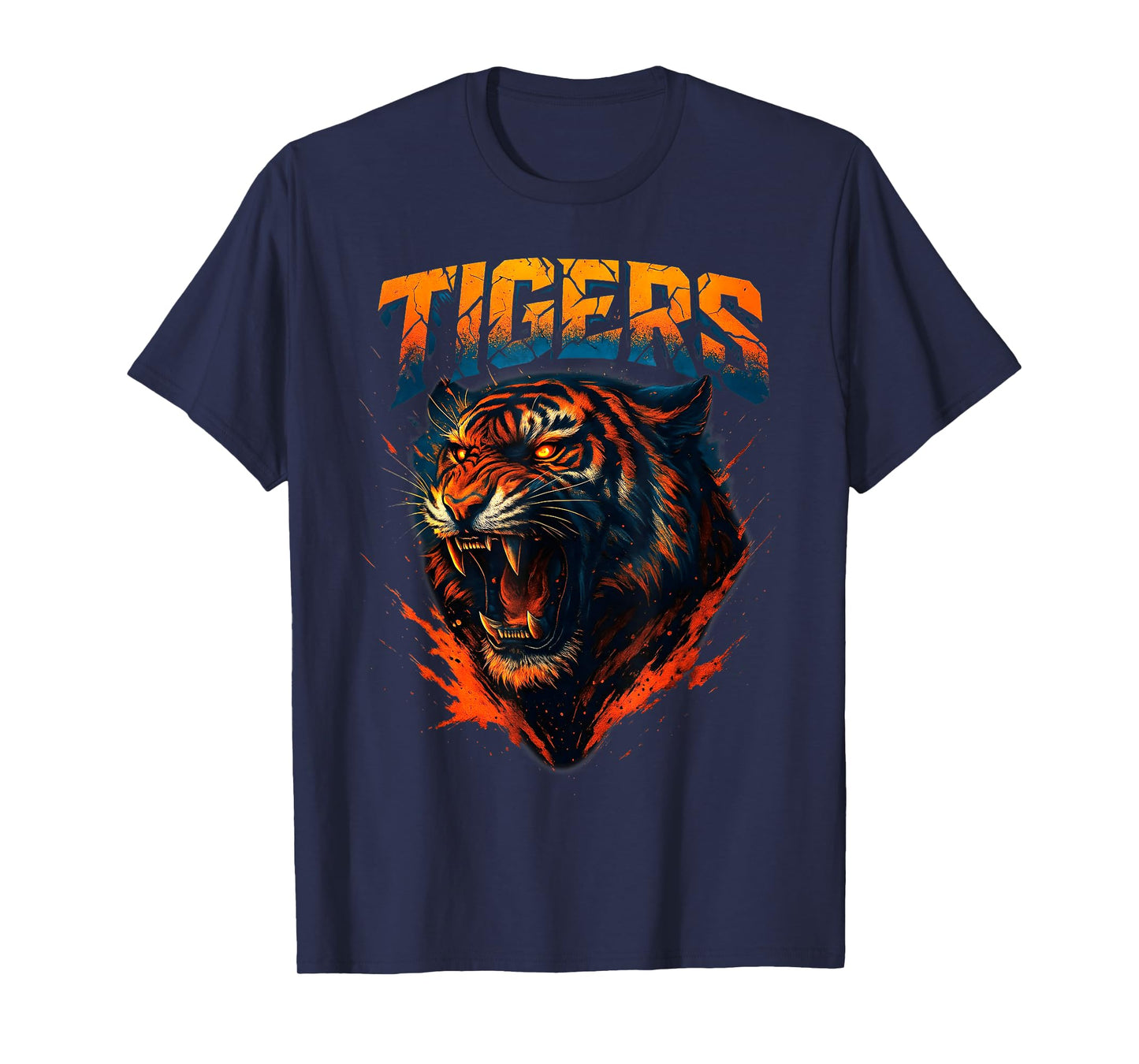 Graphic Tigers Last Name Apparel Classic For Men Women Kids T-Shirt