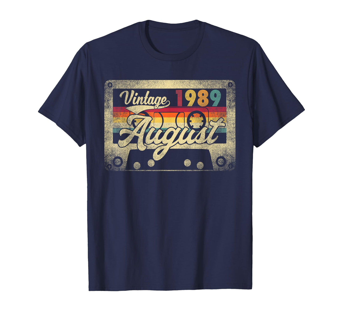 Retro - August 1989 36th Birthday 36 Years Old - Men Women T-Shirt