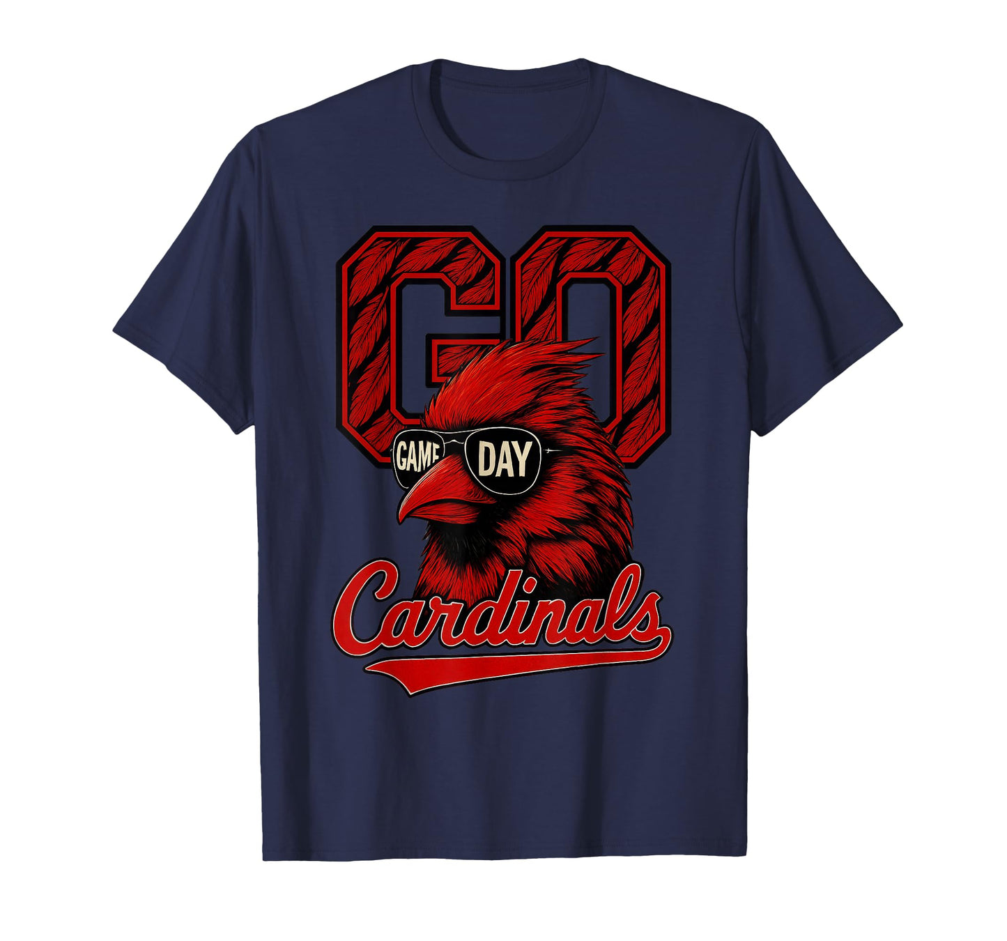 Retro Go Cardinals Game Day Gifts for Men Women Kid Boy Girl T-Shirt