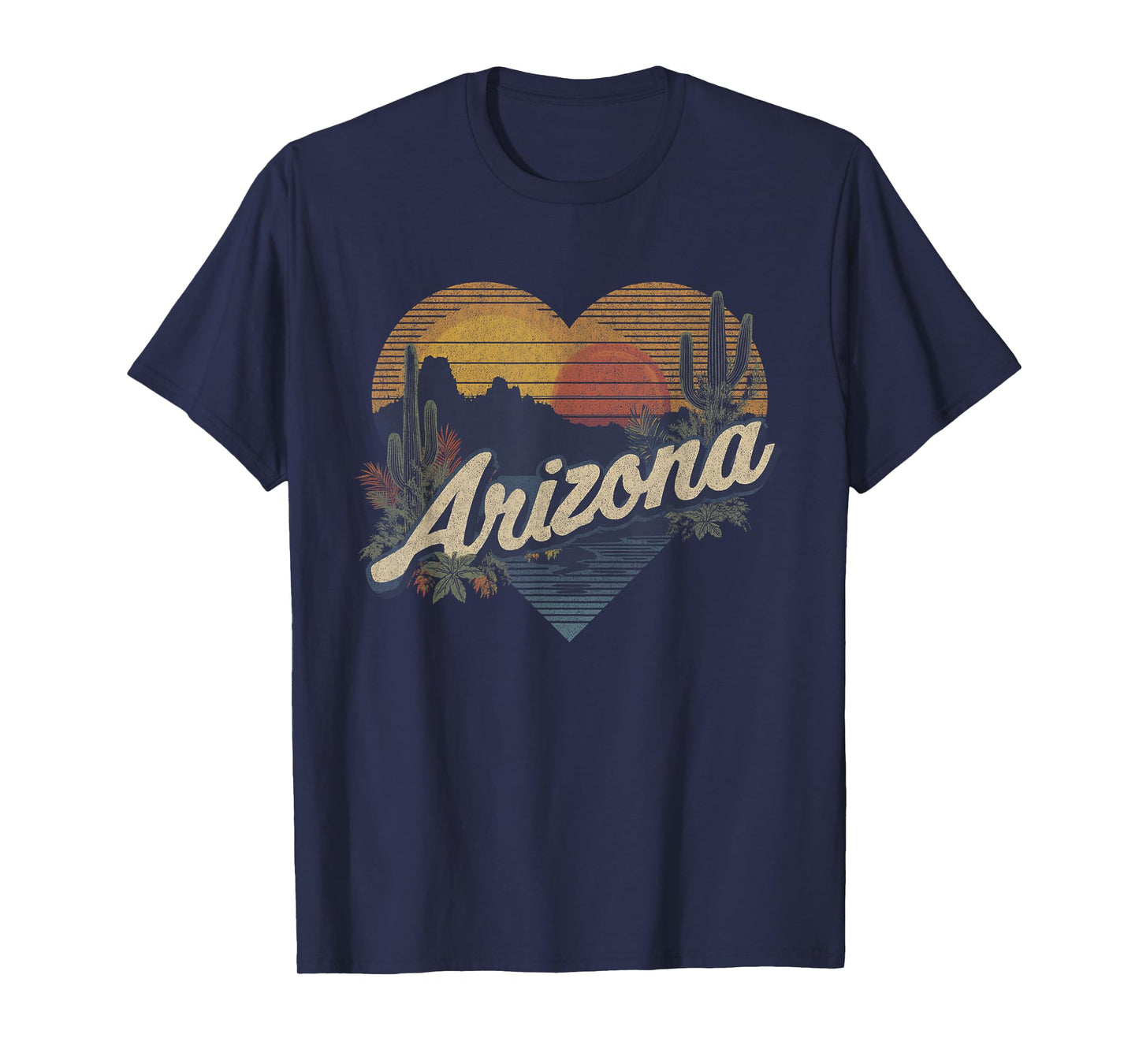 Arizona - Heart Vintage Love Women Mom Mother's Day Birthday T-Shirt