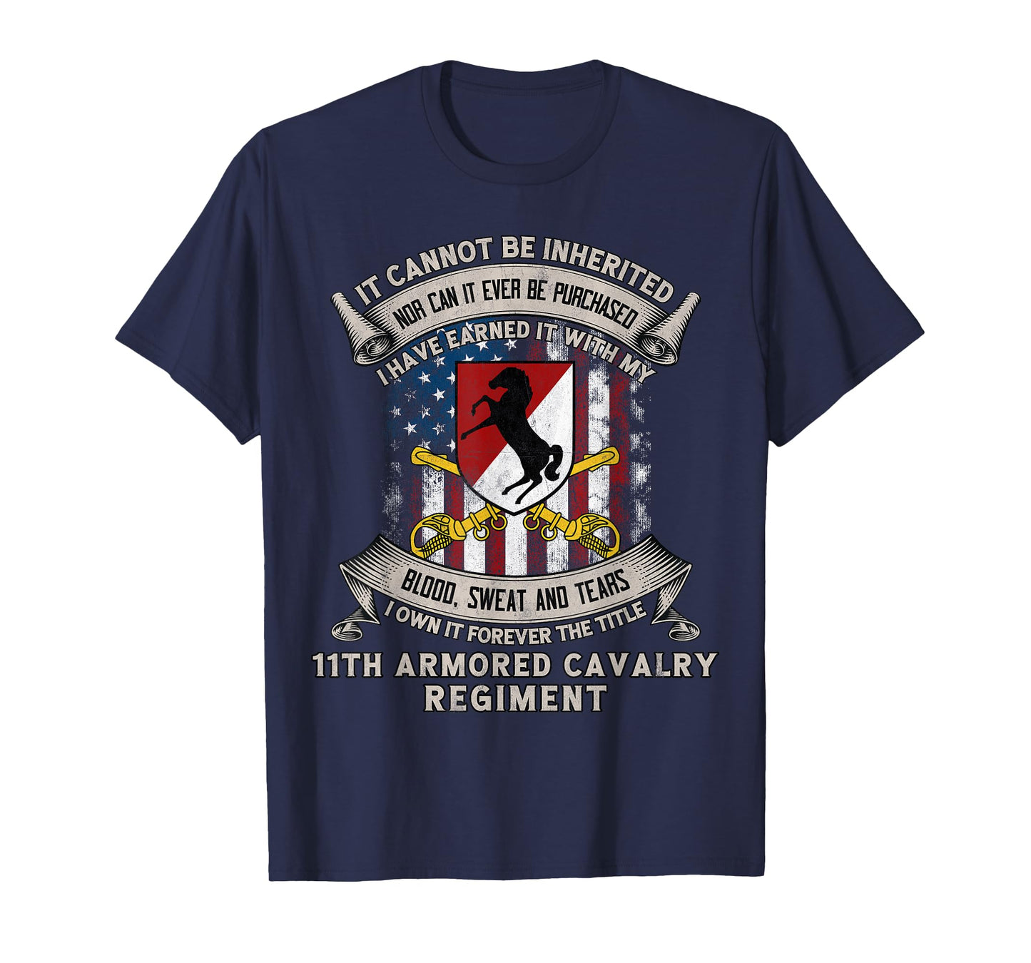 11th Armored Cavalry Regiment Blackhorse Regiment Fort Irwin T-Shirt