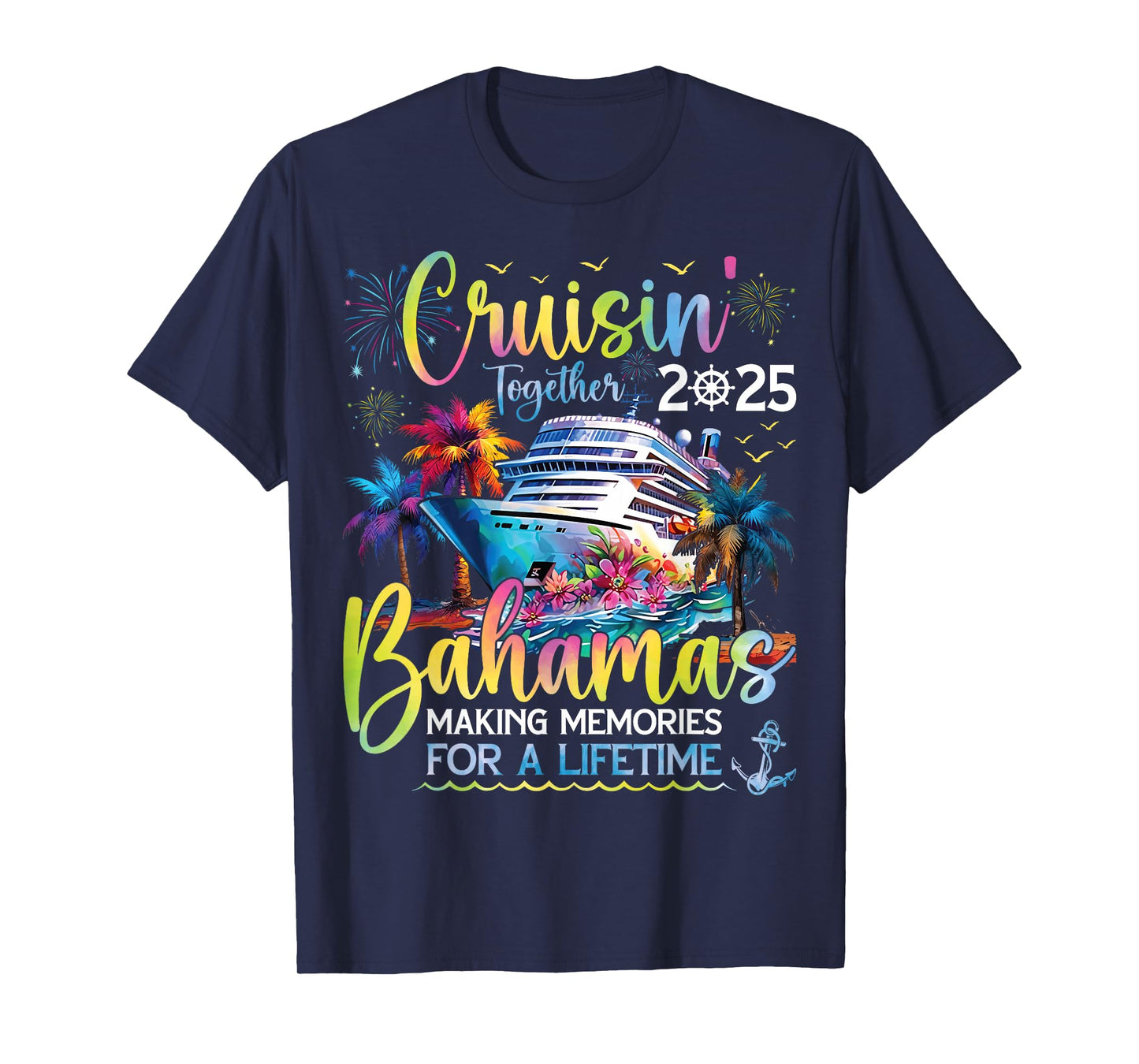 Bahamas Cruise Essentials Family Cruise Bahamas 2025 T-Shirt