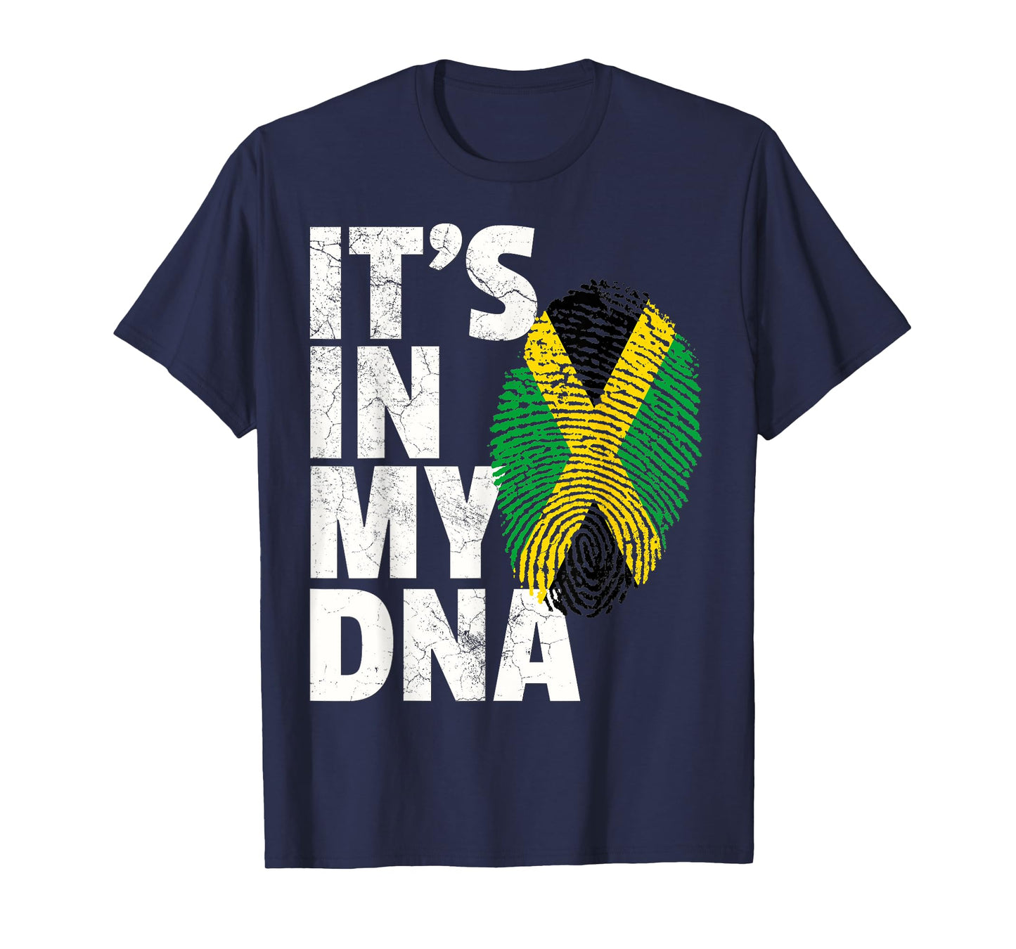 IT'S IN MY DNA Jamaica Flag Jamaican Pride Men Women Kids T-Shirt