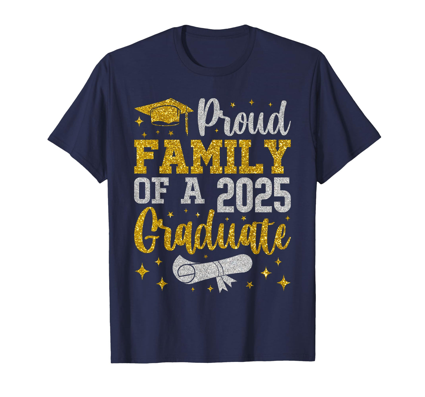 Proud Family of A 2025 Graduate Senior 2025 Graduation T-Shirt