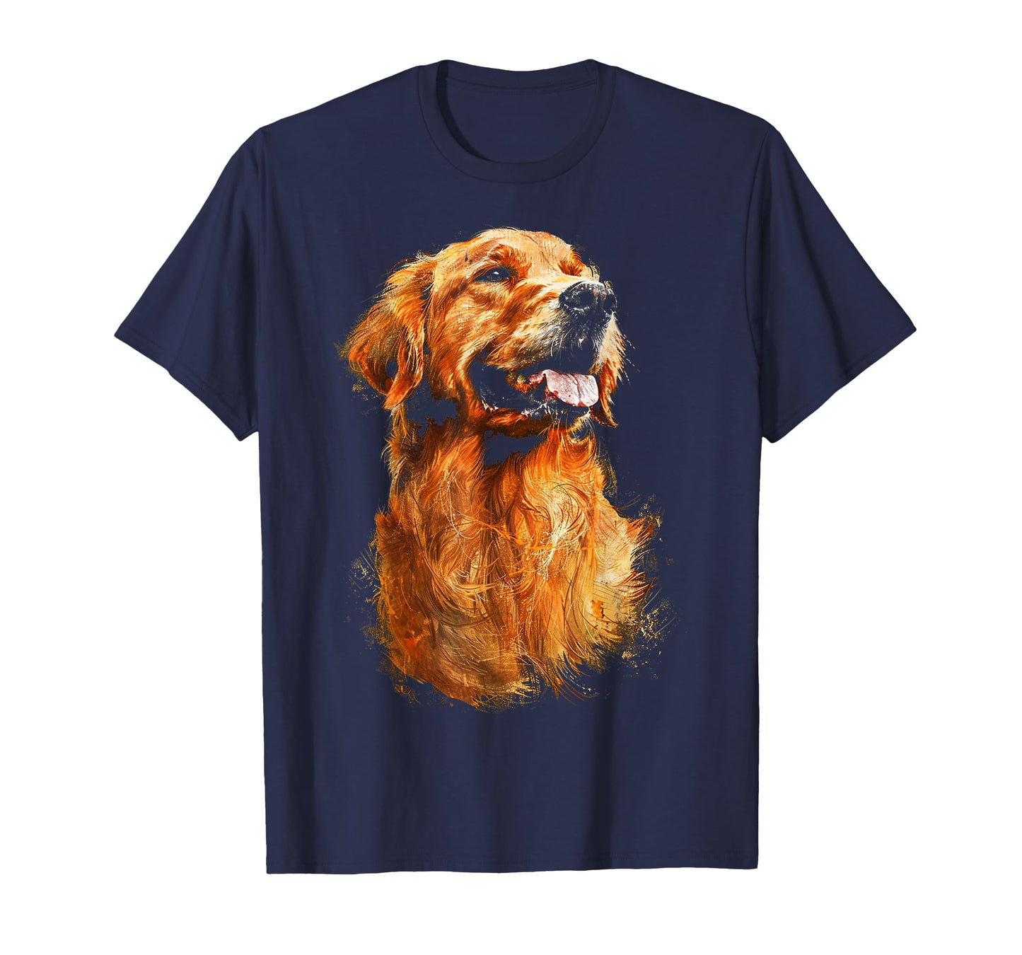 Golden Retriever Dog Graphic Pet Artwork Golden Retriever Men Women Kids T-Shirt
