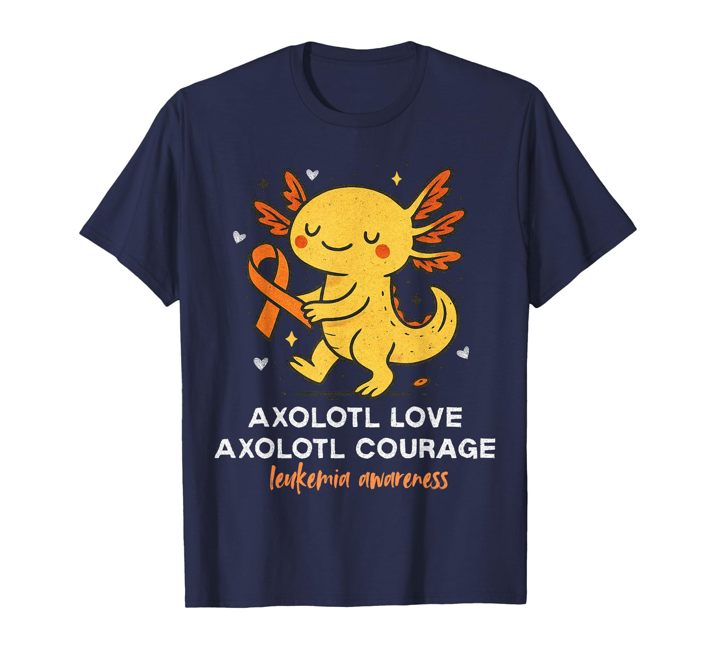 Axolotl Leukemia Awareness T-Shirt