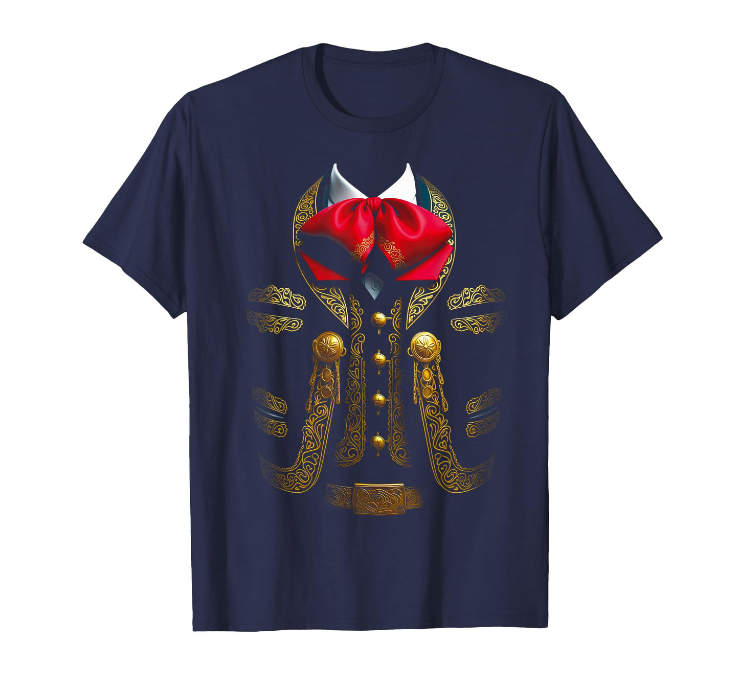 Mexican Mariachi Costume Funny Mexican Charro T-Shirt