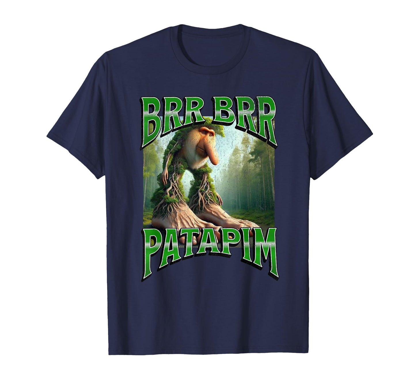 Brr Brr Patapim Funny Italian Brainrot Meme Graphic T-Shirt